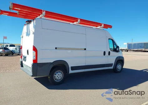 2018 Ram Promaster 2500 High Roof 159 Wb from USA, damaged, VIN 3C6TRVDG0JE154828